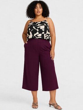 Torrid Wide Leg Capri Pant